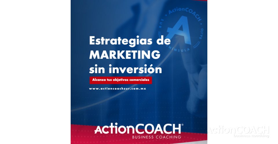 Marketing sin inversión Action COACH SUR